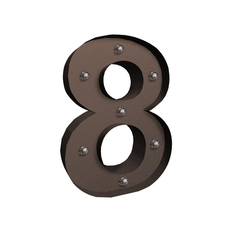 LED Metal Number Lights Free Standing-1954803064917594113