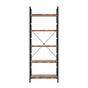 Levede 5-Tier Industrial Bookshelf Bookcase 157.5cm