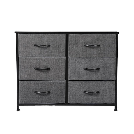 Levede Storage Cabinet Tower Chest Dark Grey-1954802982021369857