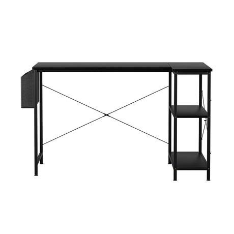 Levede L Shaped Computer Desk Corner Desk Black-2018816900045344769