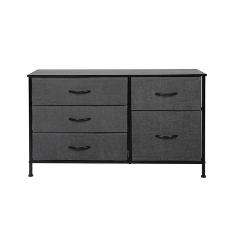 Levede Storage Cabinet Tower Chest Dark Grey-2006733272687710209