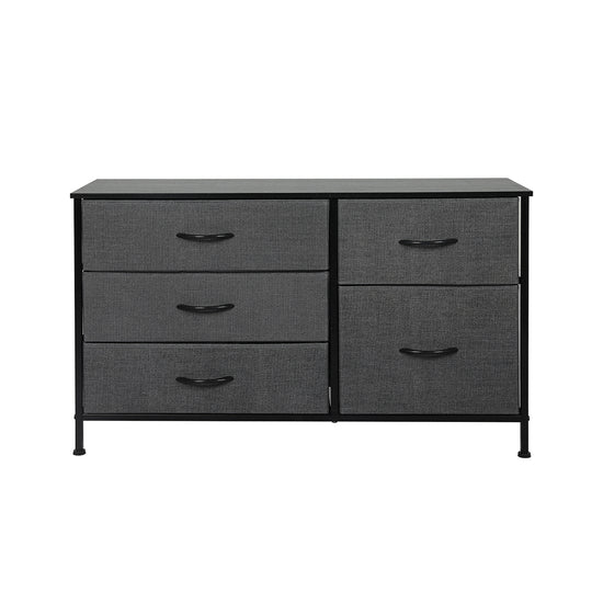 Levede Storage Cabinet Tower Chest Dark Grey-2006733272687710209