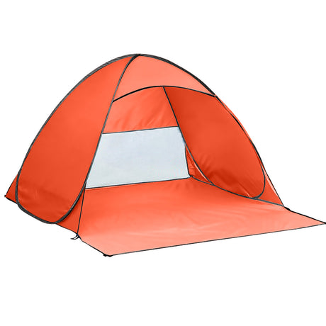 Mountview Pop Up Beach Tent Caming Portable Orange-1954802641854926849