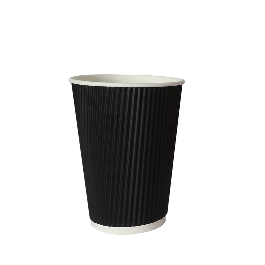 200 Pcs 16oz Disposable Takeaway Coffee Black-2006733304379871233