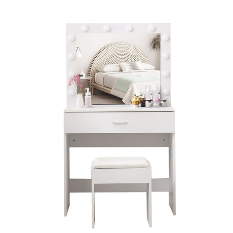 Levede Dressing Table Set Makeup Mirror-2018816910141034497