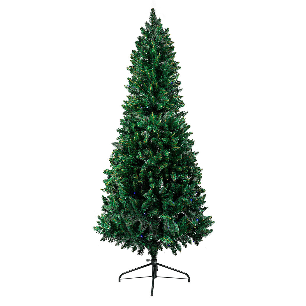 SANTACO Prelit Slim Pencil Christmas Tree 2.4M-2006732854997946369