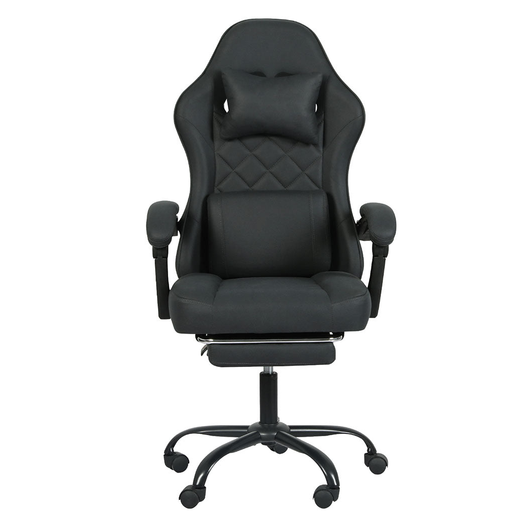 Levede Office Chair High Back Suede Fabric Gaming Chair-2006733418200698881