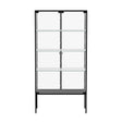 Stacked Glass Display Cabinet Steel 4 Tier 160cm-2006732866213515265