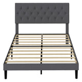 Levede Bed Frame Upholstered Platform Mattress Base Double-2011971106507984897