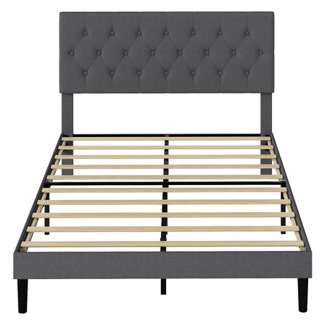 Levede Bed Frame Upholstered Platform Mattress Base Double-2011971106507984897