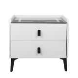 Levede Bedside Table LED Lights Drawers Storage-2006732842318565377