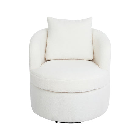 Levede Fleece Swivel Chair-2018816926616260609