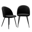 Levede 2x Dining Chairs Kitchen Cafe Black-1954802979055996929