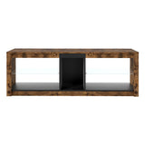 Levede TV Stand Cabinet Glass Display Storage Shelves