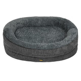 Pawz Orthopedic Plush Dog Bed Soft Washable Pet Bed Grey Cosy Cushion XXXL Size