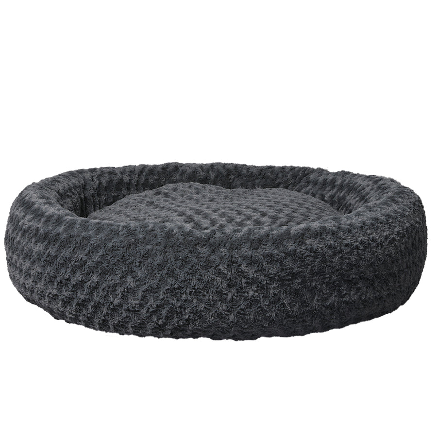 PaWz Calming Dog Bed Warm Soft Plush XL Dark Grey X-Large-2006732983784050689