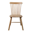 Levede 2x Dining Chairs Kitchen Windor Oak-1954802978275856385
