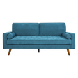 Levede Fabric Sofa Armchair 3 Seater Couch Blue 191cm Wide-2018816942655279105