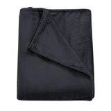 DreamZ 320GSM 220x240cm Ultra Soft Mink Dark Grey Queen-2018816639436460033