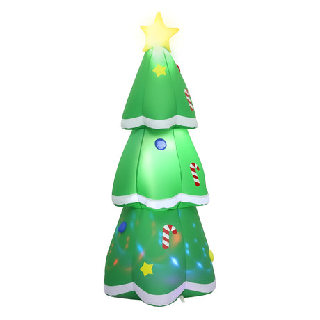 Santaco Inflatable 1.5M Christmas Tree Flashing Light-1952534170152603649