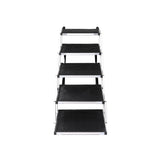 PaWz 5 Steps Dog Ramp Adjustable Height Black-2018816805979688961