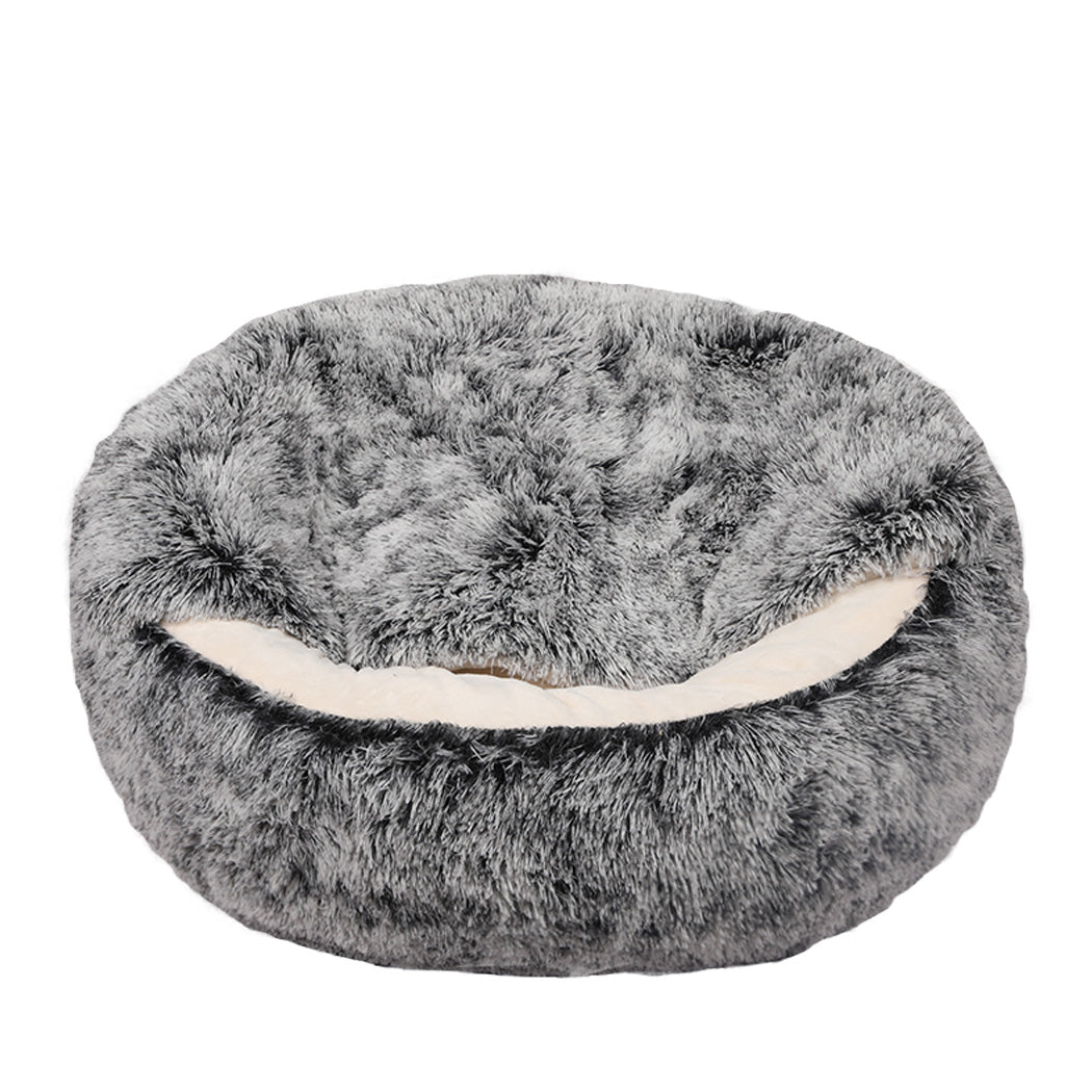 PaWz Pet Dog Calming Bed Warm Soft Plush M Medium-2018816726787035137