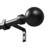 Marlow Steel Curtain Rod Quiet Rail Black-2018816703642865665