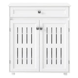 Levede Shoe Cabinet Door Storage Rack Cupboard White-2011971110060560385