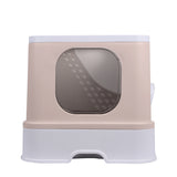 PaWz Cat Litter Box Fully Enclosed Kitty Coffee-2018816770344882177