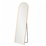 Yezi 165X60CM Full Length Mirror Wall Mounted Mirror Gold-2018816839831916545