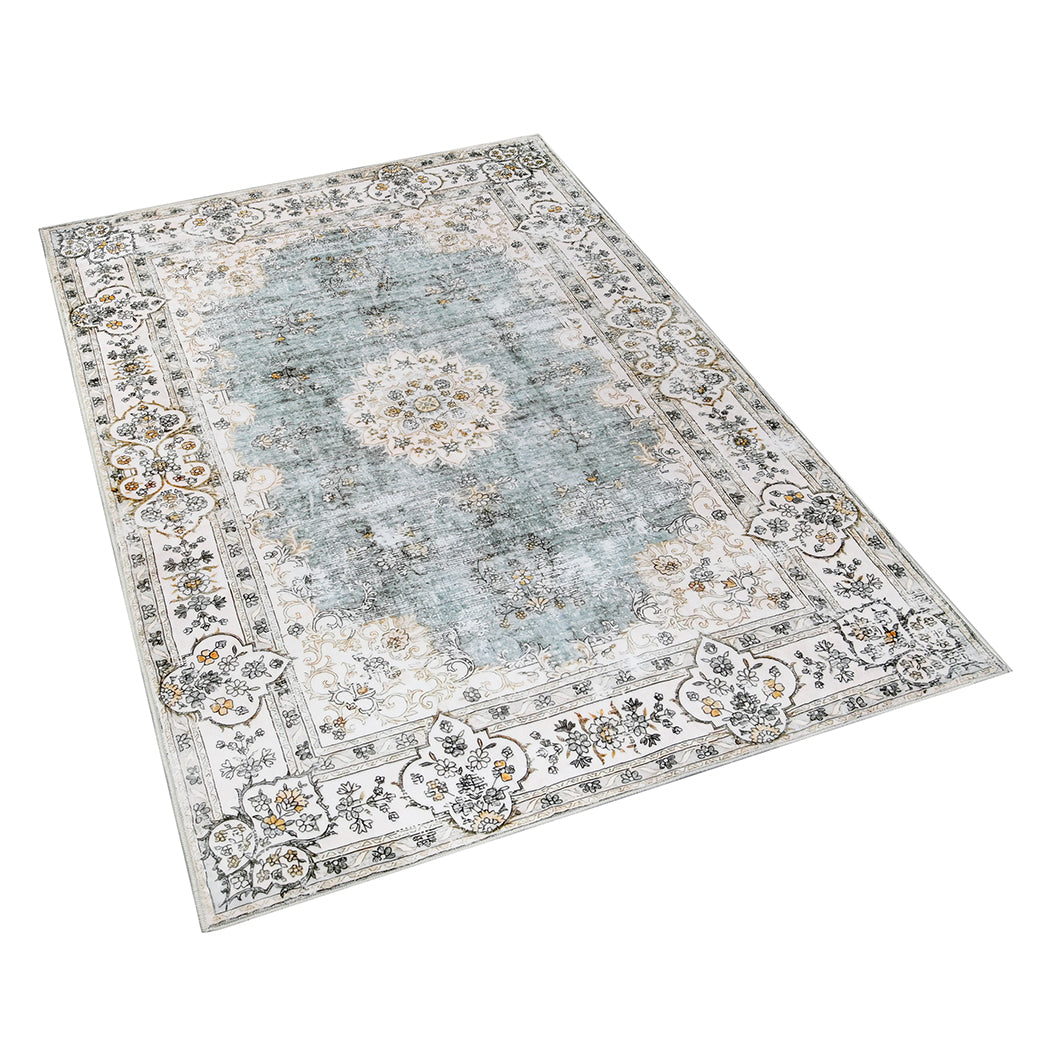 Marlow Floor Rug Short Pile Washable Vintage Carpet Soft Plush Non Slip 200x230-2018816822614298625