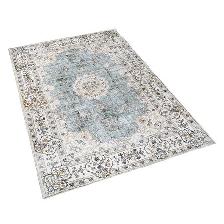 Marlow Floor Rug Short Pile Washable Vintage Carpet Soft Plush Non Slip 200x230-2018816822614298625