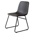 Levede 2x Dining Chairs Kitchen Table Black-2006733277083340801