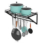 Toque Wall Mounted Pot Pan Rack Multipurpose Holder