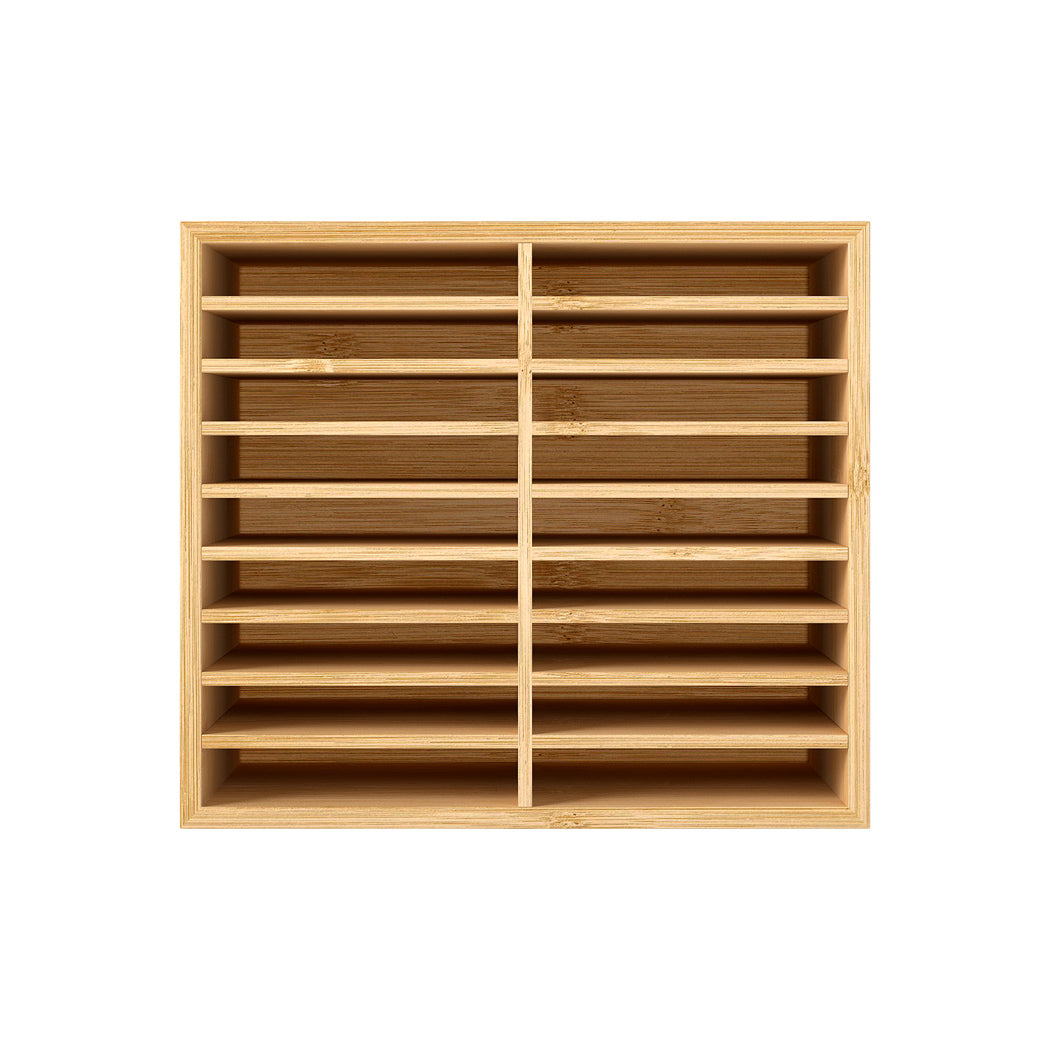 Levede Bamboo Marker Organizer Large Capacity Holder-2006732767081140225