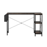 Levede L Shaped Computer Desk Corner Desk Brown-2018816895477747713