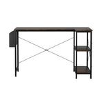 Levede L Shaped Computer Desk Corner Desk Brown-2018816895477747713