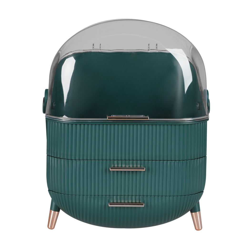 Makeup Storage Case Cosmetic Organiser Green-2006733281948733441