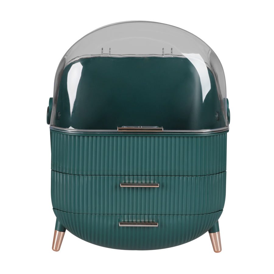 Makeup Storage Case Cosmetic Organiser Green-2006733281948733441