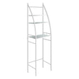 Dutxa 3 Tier Over Toilet Storage Shelf White-2006733188558360577