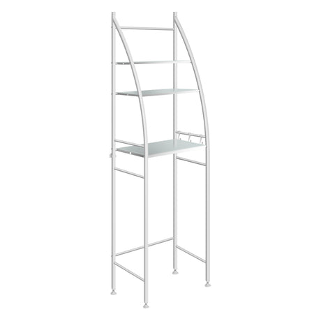 Dutxa 3 Tier Over Toilet Storage Shelf White-2006733188558360577