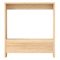 Levede Side Table with Magazine Rack Small End Table