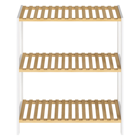 Levede Bamboo Storage Rack 3 Tier Shelf Shoe Organiser-2011971110433853440