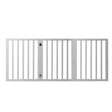 Wooden Pet Gate Dog Fence Retractable White 2000x 3MM-2018816780570595329