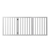Wooden Pet Gate Dog Fence Retractable White 2000x 3MM-2018816780570595329