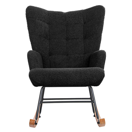 Levede Fleece Rocking Chair-2018816899860795393