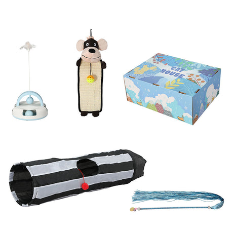 PaWz Interactive Pet Toy Set Cat Tunnel-2018816763151650817