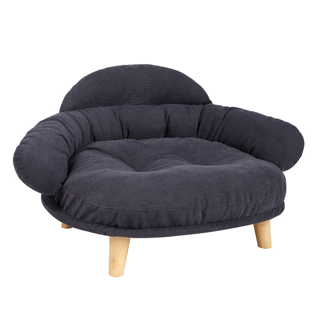 Pawz Elevated Pet Dog Cat Sofa Bed Couch XL Size Grey-2006732904096468993