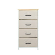 Levede Storage Cabinet Tower Chest Beige-2006733262801735681