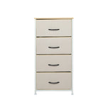 Levede Storage Cabinet Tower Chest Beige-2006733262801735681